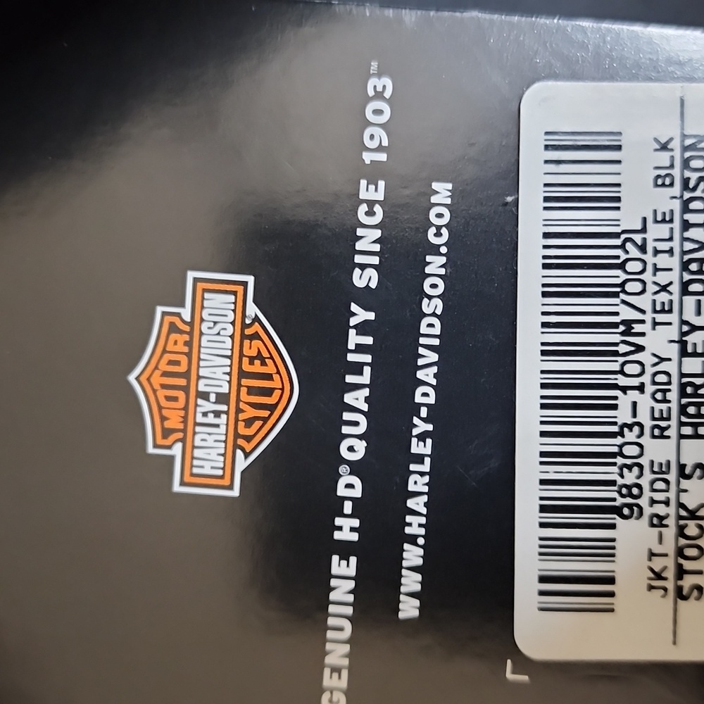 Harley-Davidson Men’s XL Lightweight Nylon Jacket Black - Picture 10 of 10